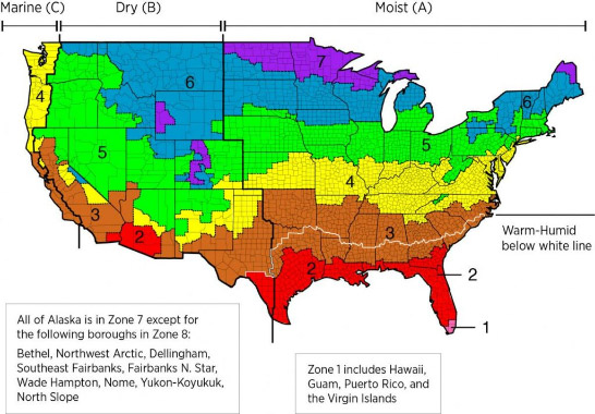Climate Zone Map
